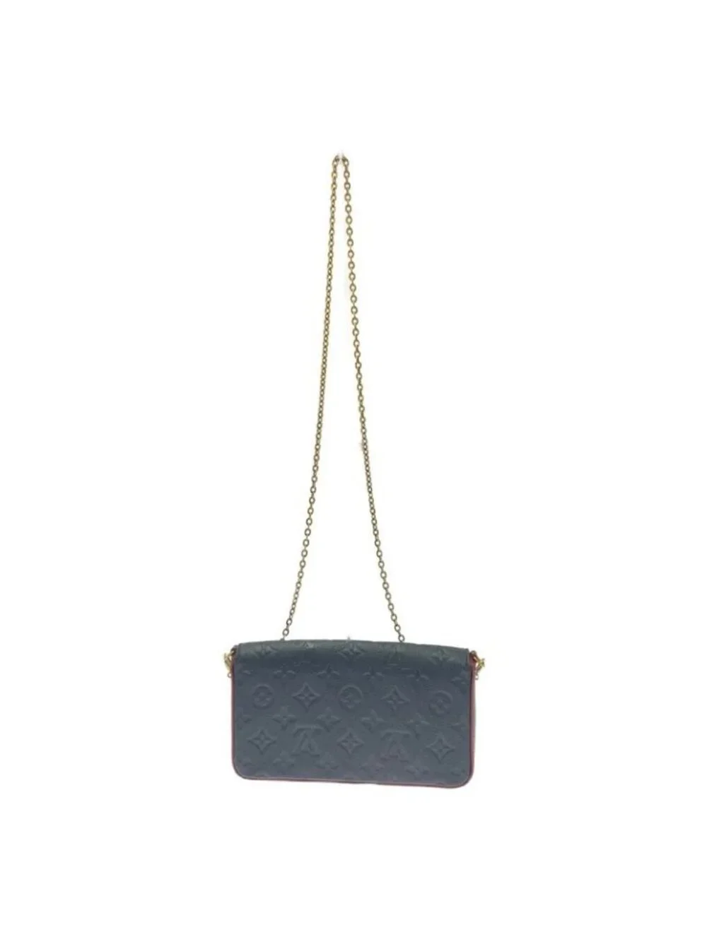 Louis Vuitton Monogram Empreinte Pochette Felicie Marine Rouge - Picture 5 of 10